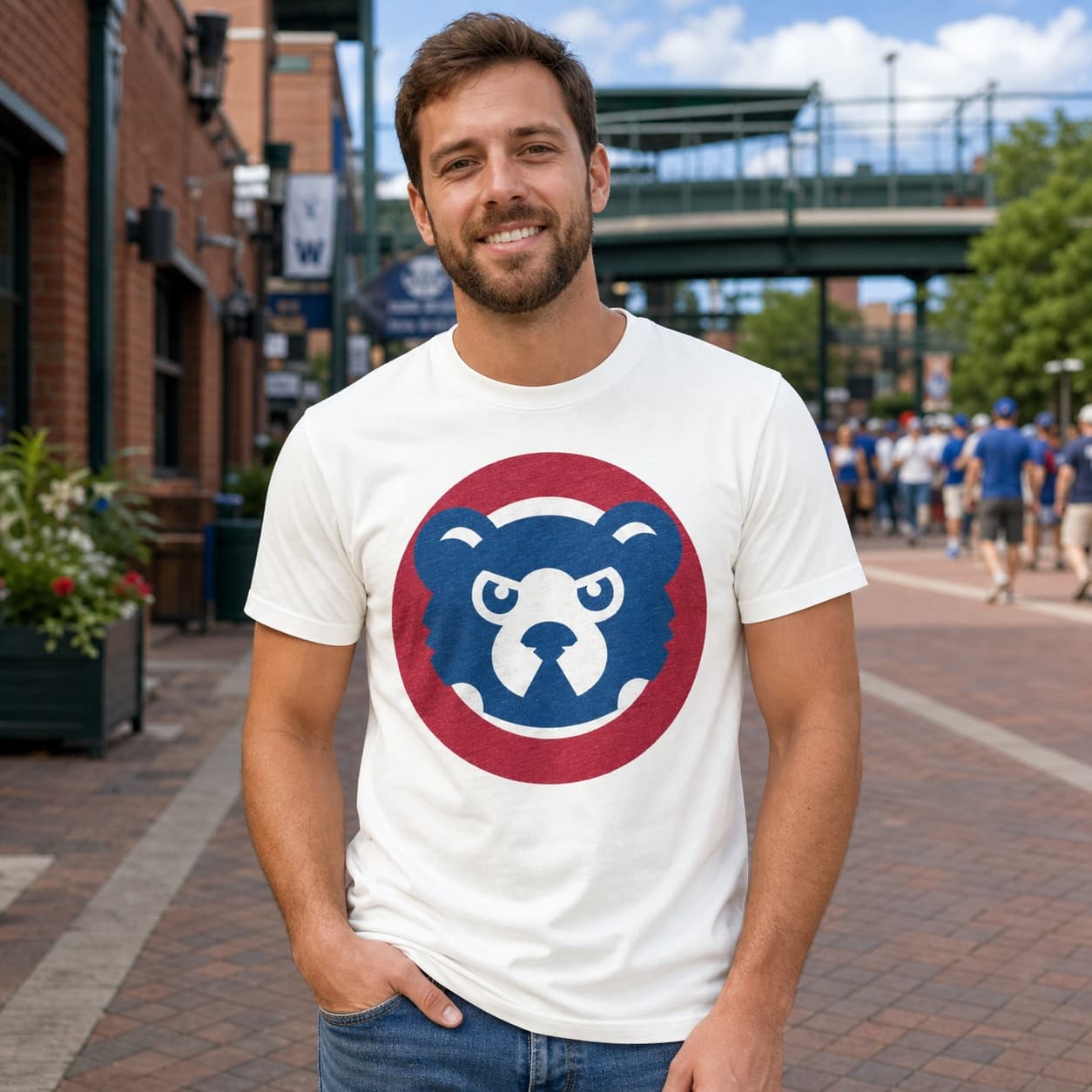 Chicago Cubs Retro Baseball 1994 Artwork Shirt