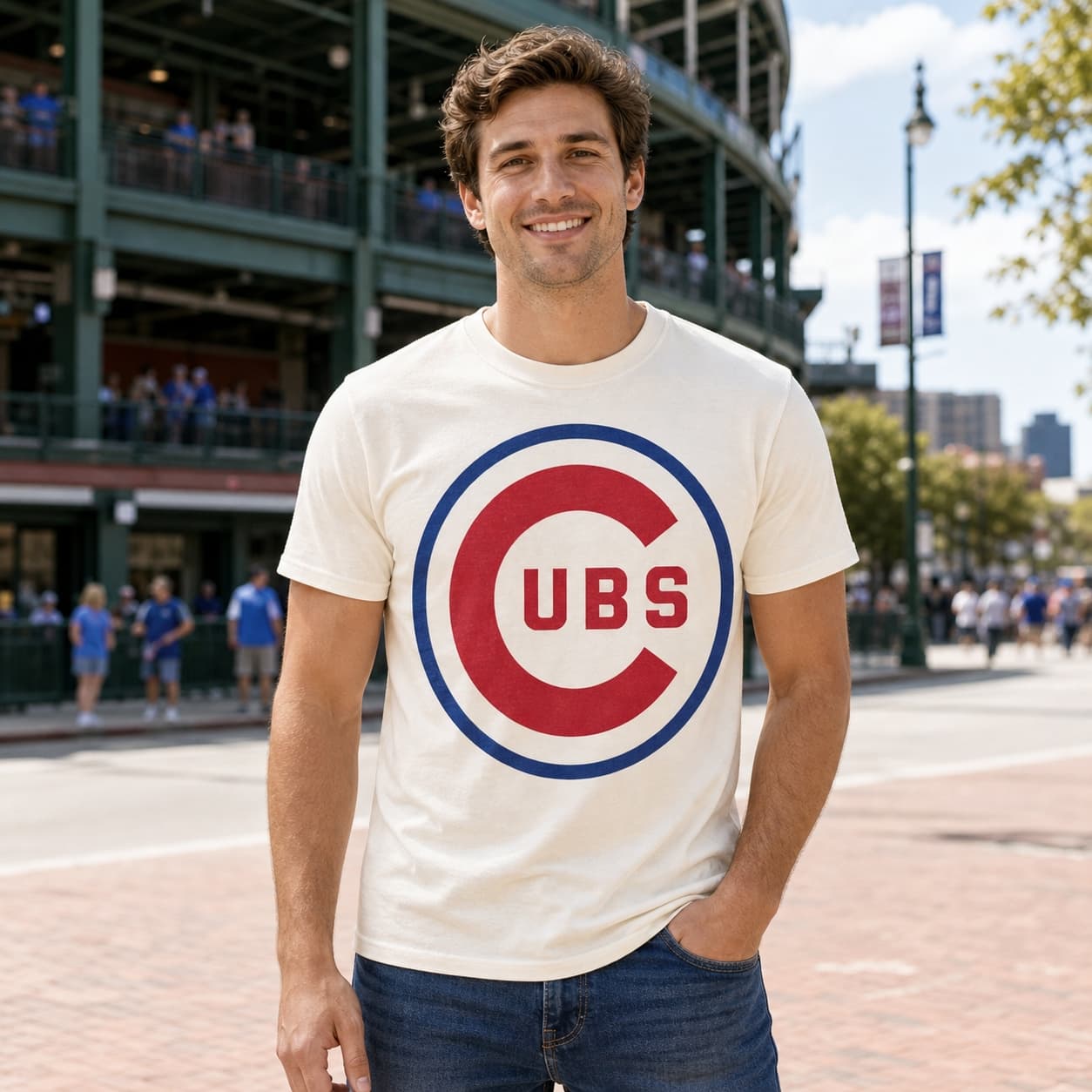 Chicago Cubs Vintage Baseball 1957 Artwork Shirt