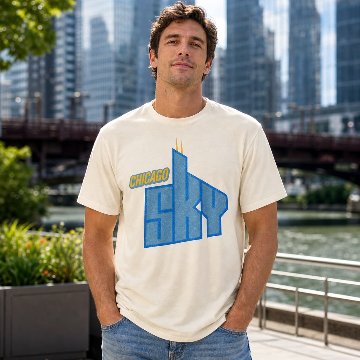 Chicago Sky Retro Basketball 2008 Shirt