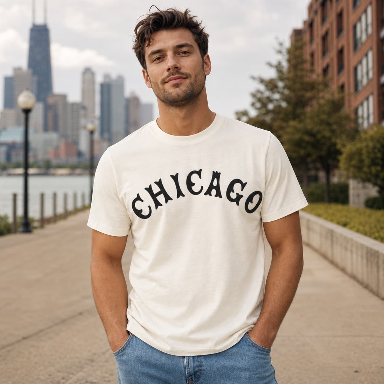 Chicago White Black Sox Retro Jersey Lettering Baseball 1919 Artwork Shirt