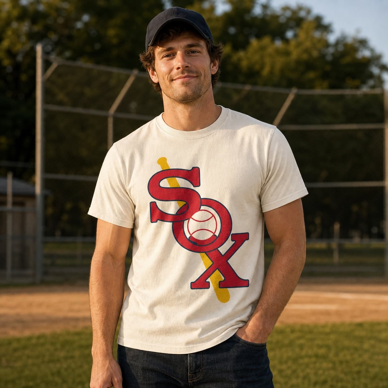 Chicago White Sox Retro Baseball 1932 Artwork Shirt