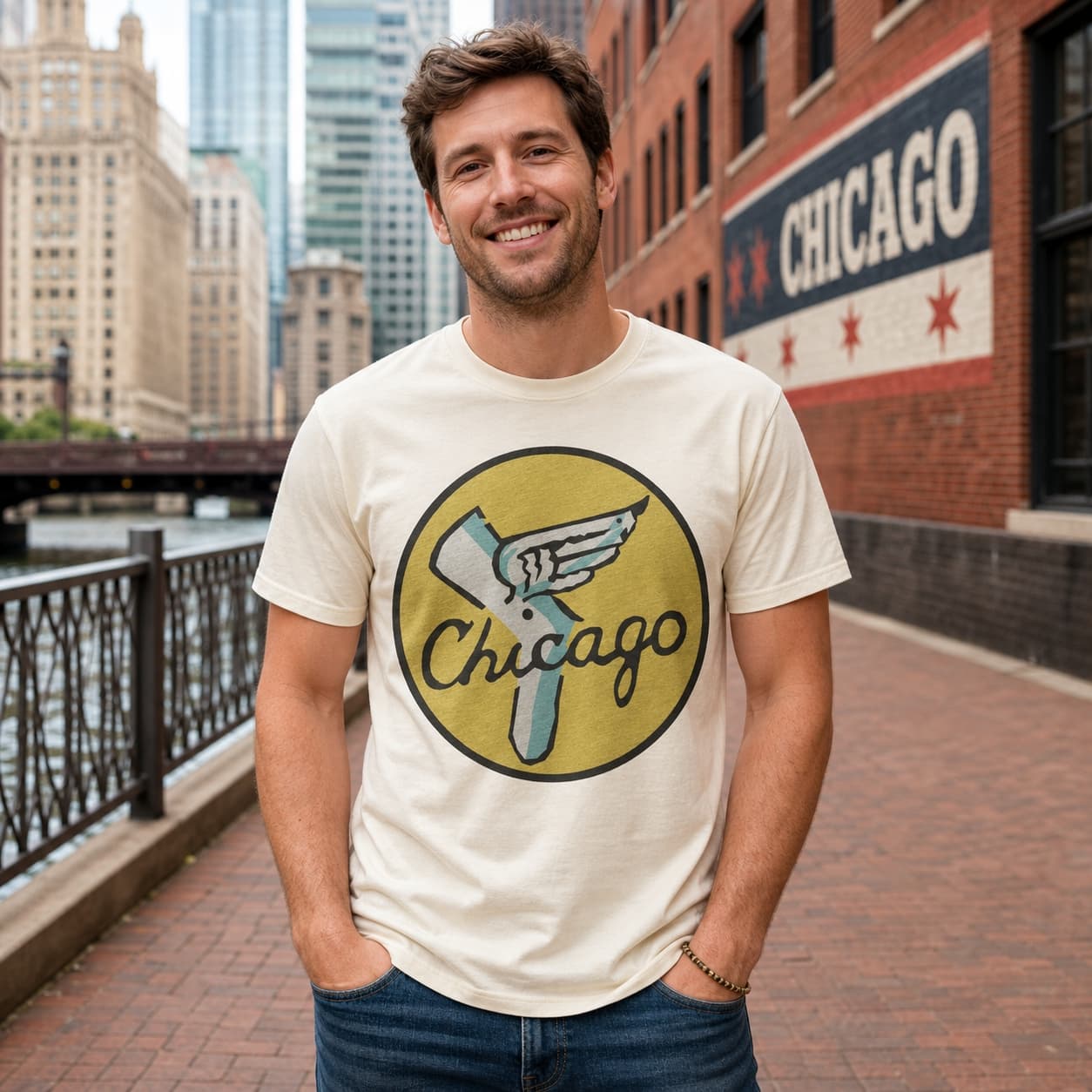 Chicago White Sox Retro Baseball 1950 Artwork Shirt