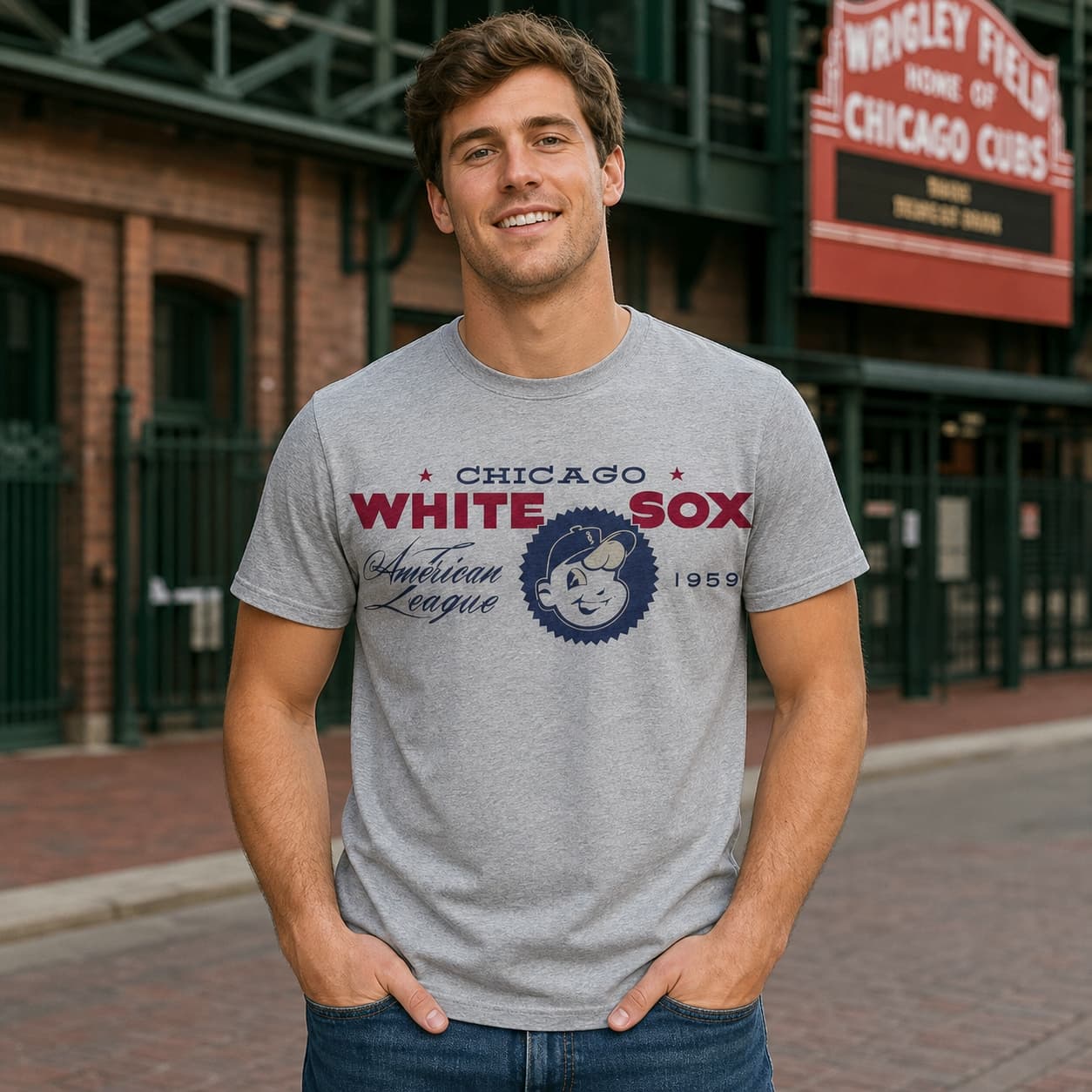 Chicago White Sox Retro Baseball 1959 Artwork Shirt