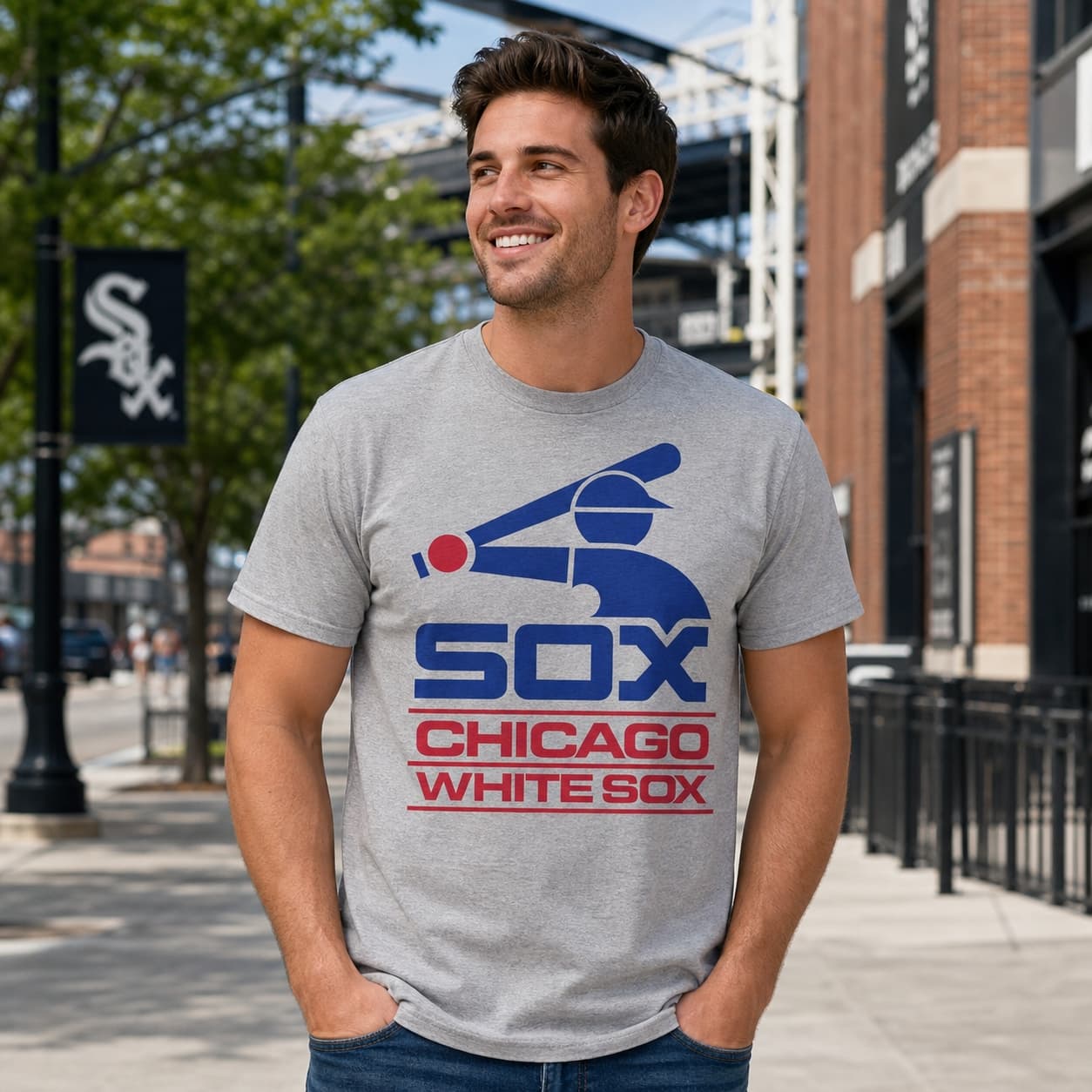 Chicago White Sox Retro Baseball 1975 Artwork Shirt