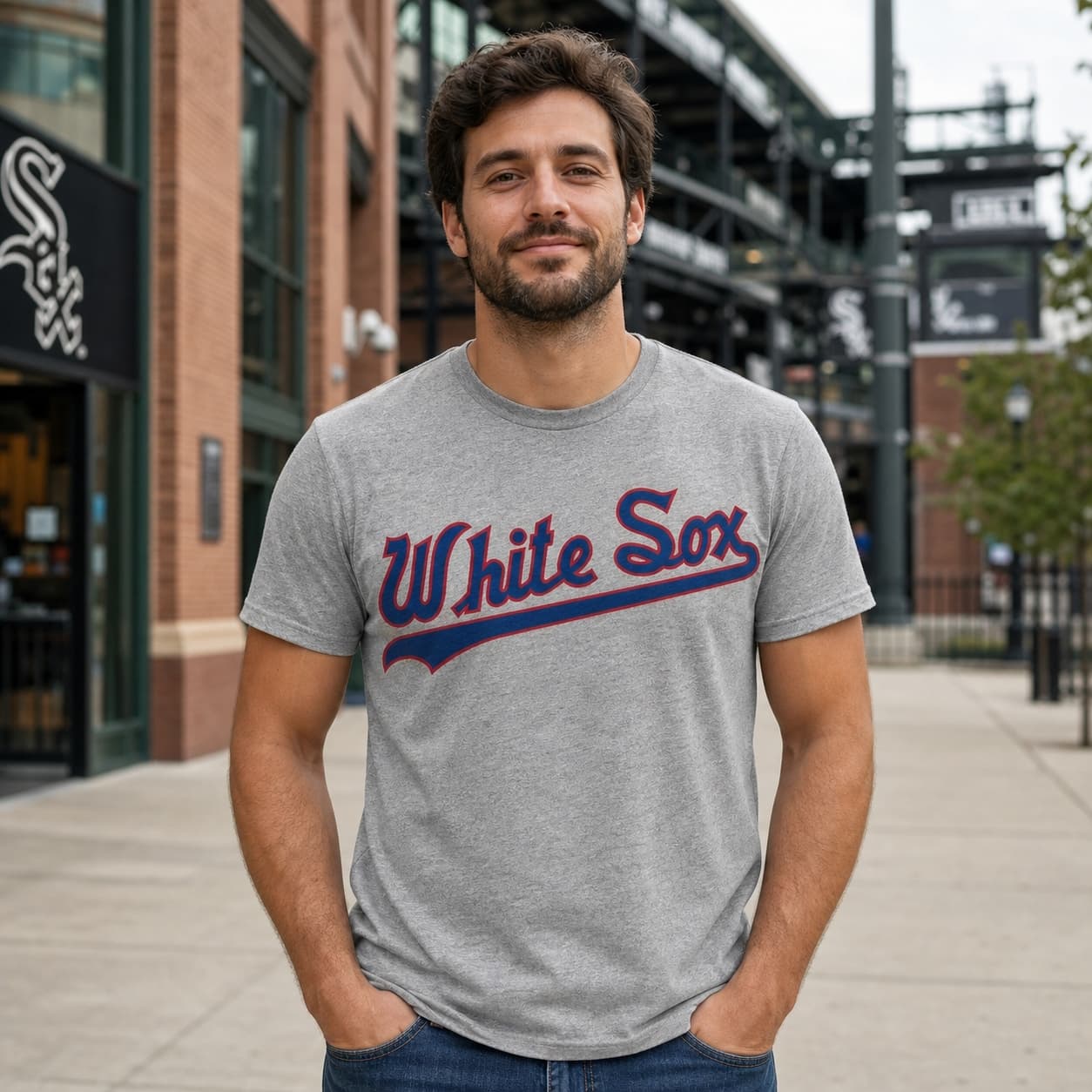 Chicago White Sox Retro Jersey Lettering Baseball 1987 Artwork Shirt