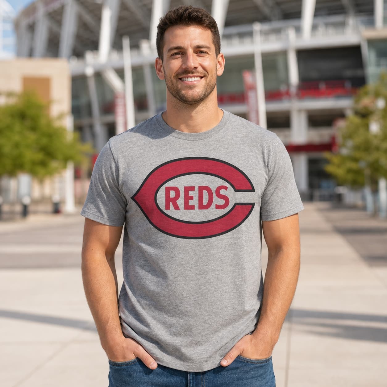 Cincinnati Reds Retro Baseball 1920 Artwork Shirt