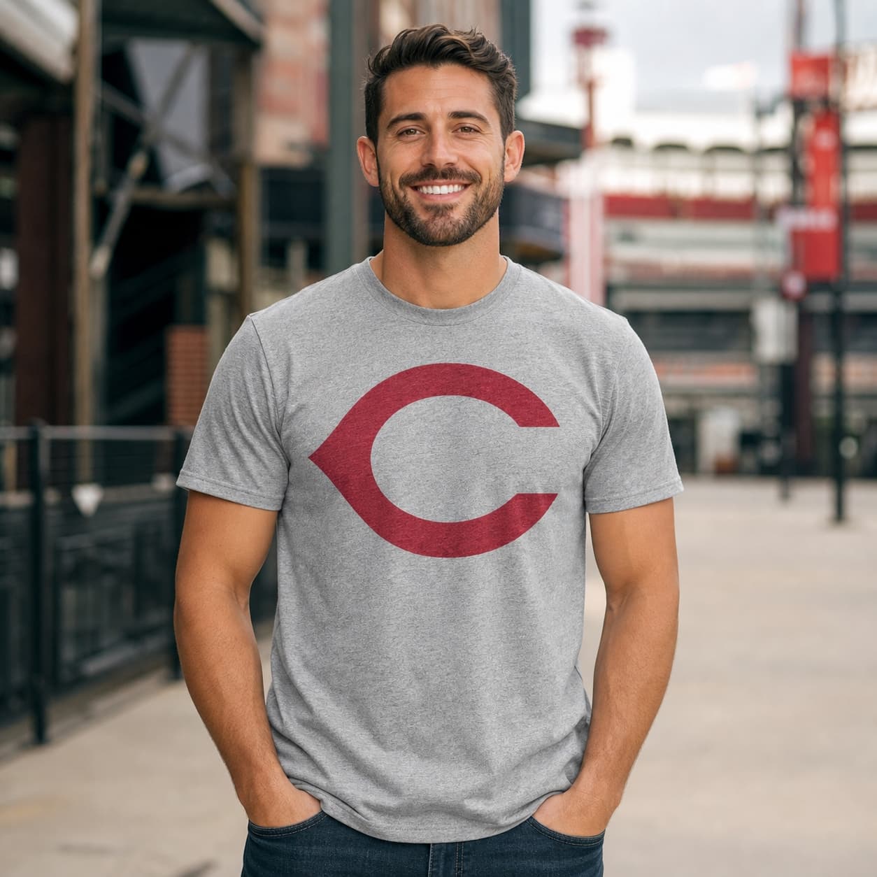 Cincinnati Reds Retro Baseball 1957 Artwork Shirt