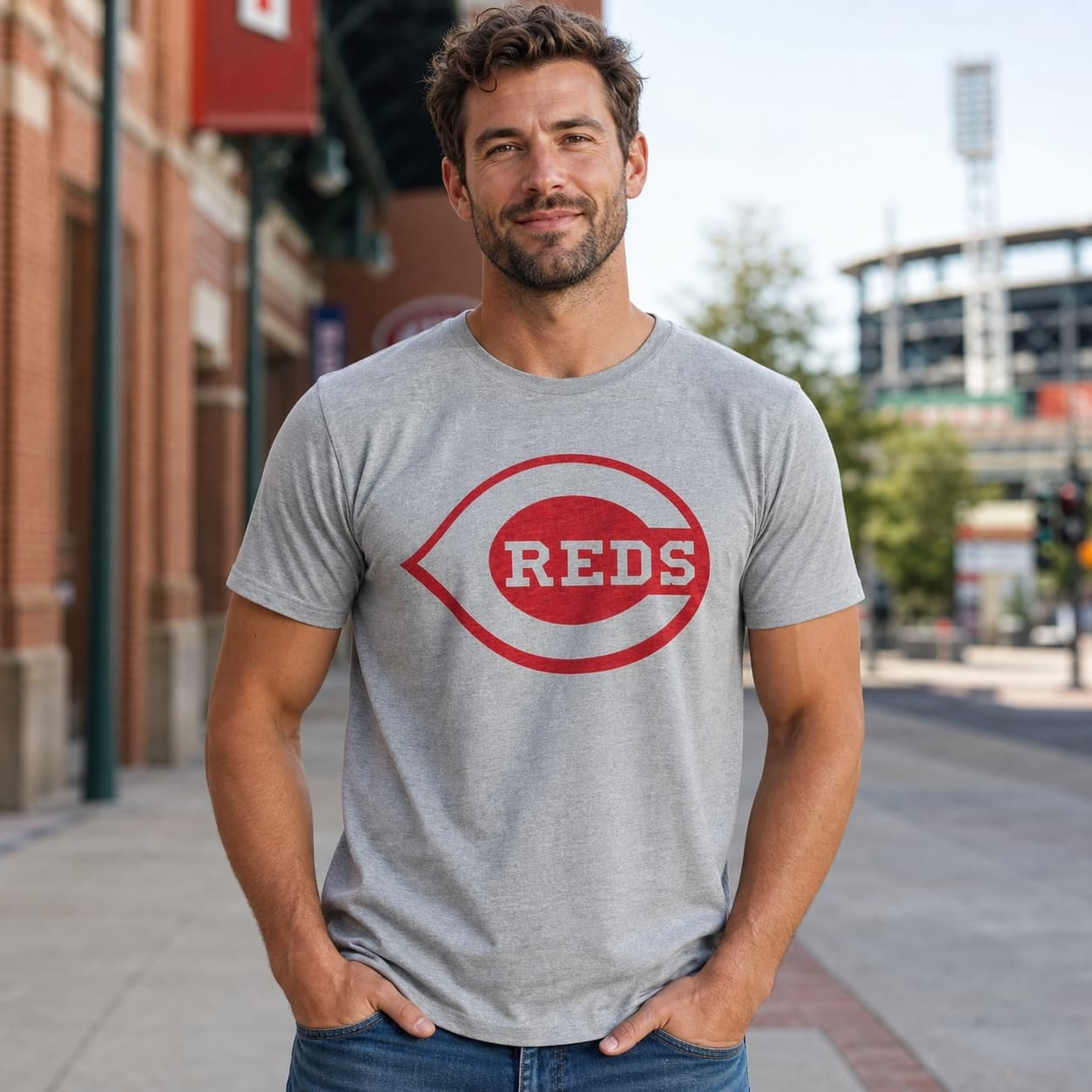 Cincinnati Reds Retro Baseball 1968 Artwork Shirt