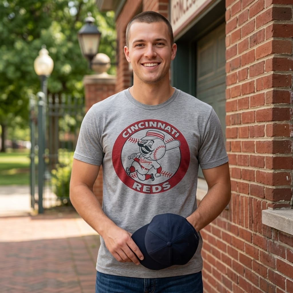 Cincinnati Reds Retro Baseball T-Shirt