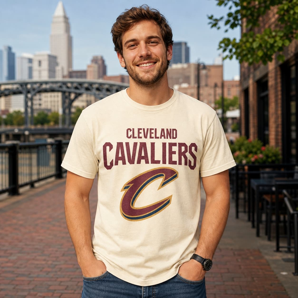 Cleveland Cavaliers Cavs Exclusive Retro Basketball 1996 Shirt