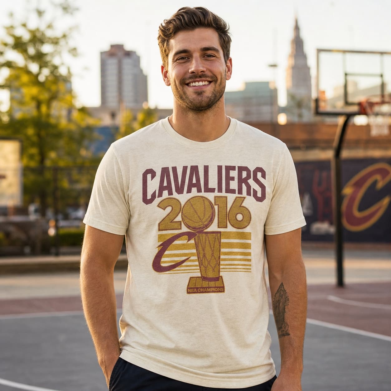 Cleveland Cavaliers Cavs Retro Basketball Champs Shirt