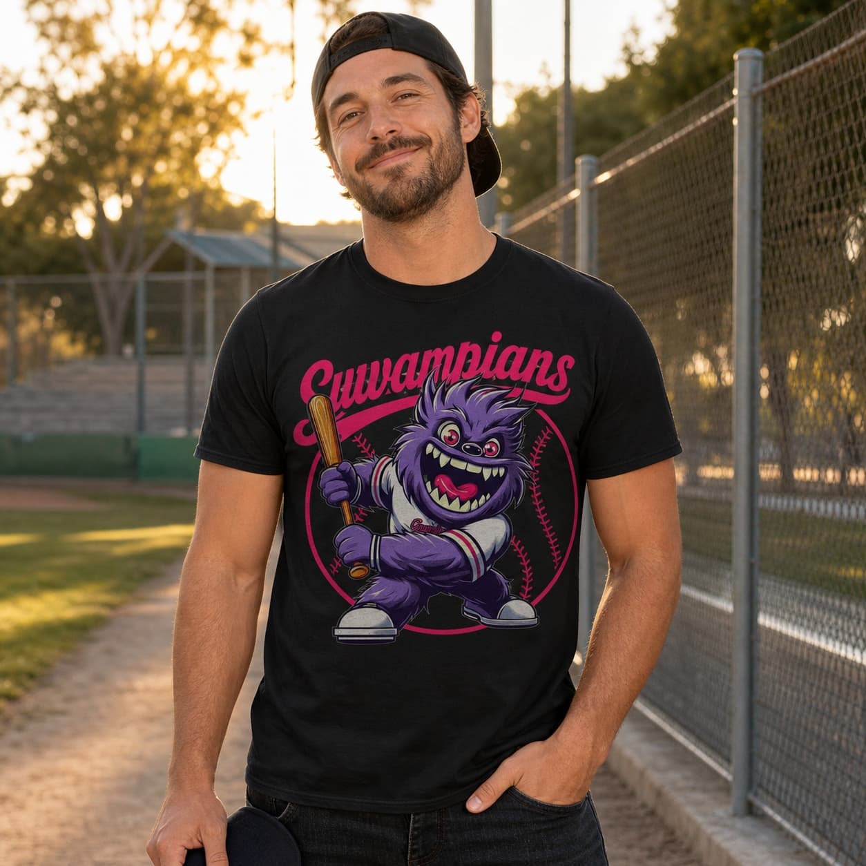 Cleveland Guardians Retro Mascot Baseball Artwork Shirt