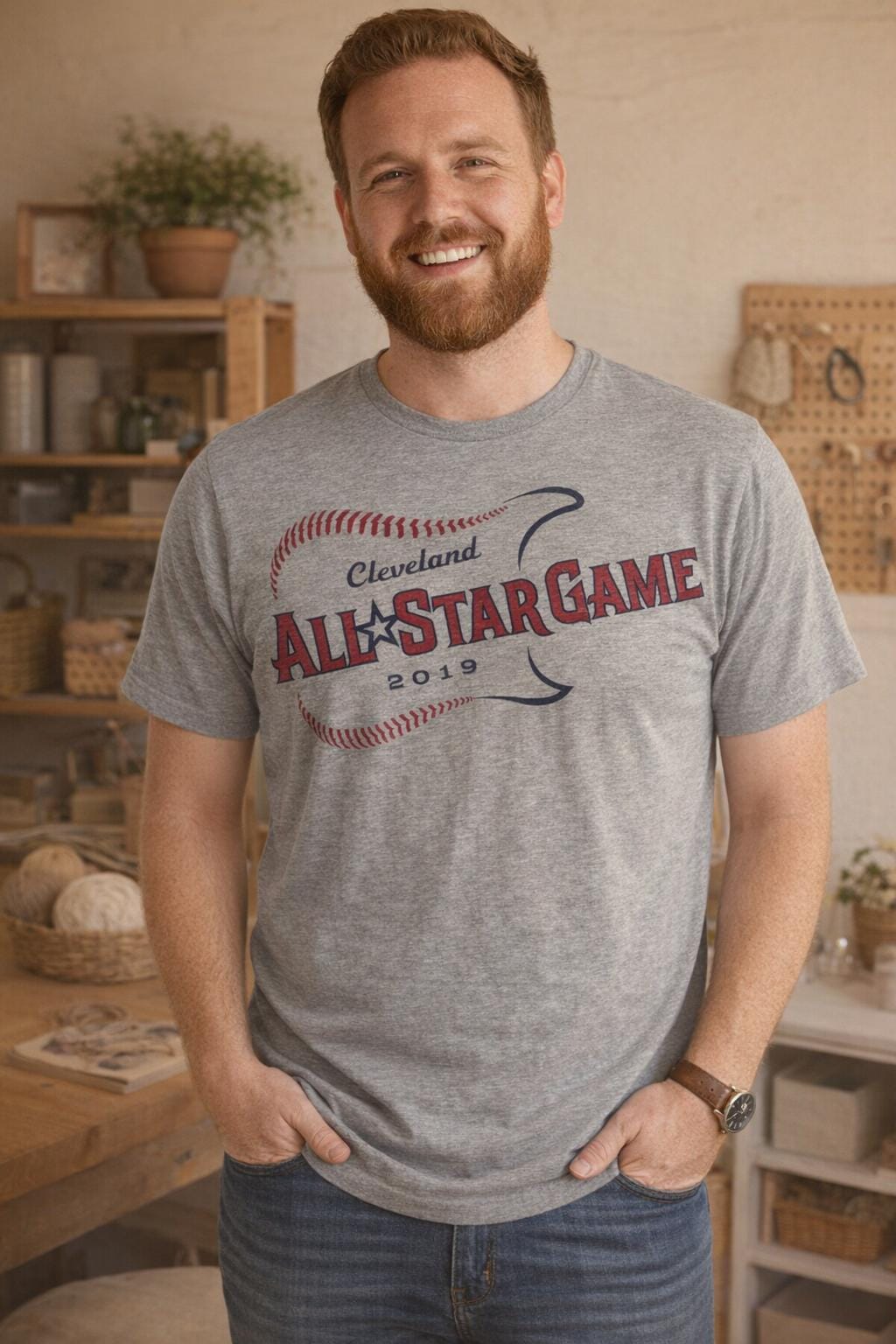 Cleveland Indians Retro All Star Game Baseball 2019 Artwork Shirt
