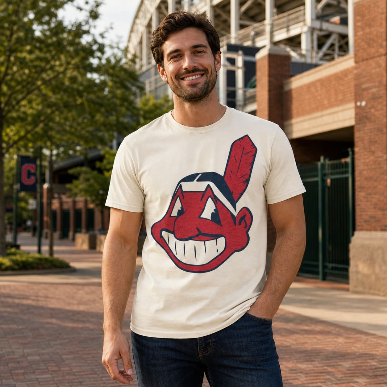 Cleveland Indians Retro Baseball 1979 Artwork Shirt