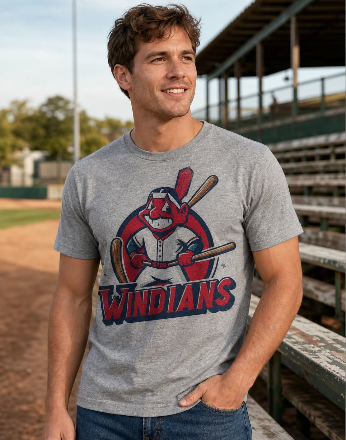 Cleveland Indians Retro Windians Baseball 1988 Artwork Shirt
