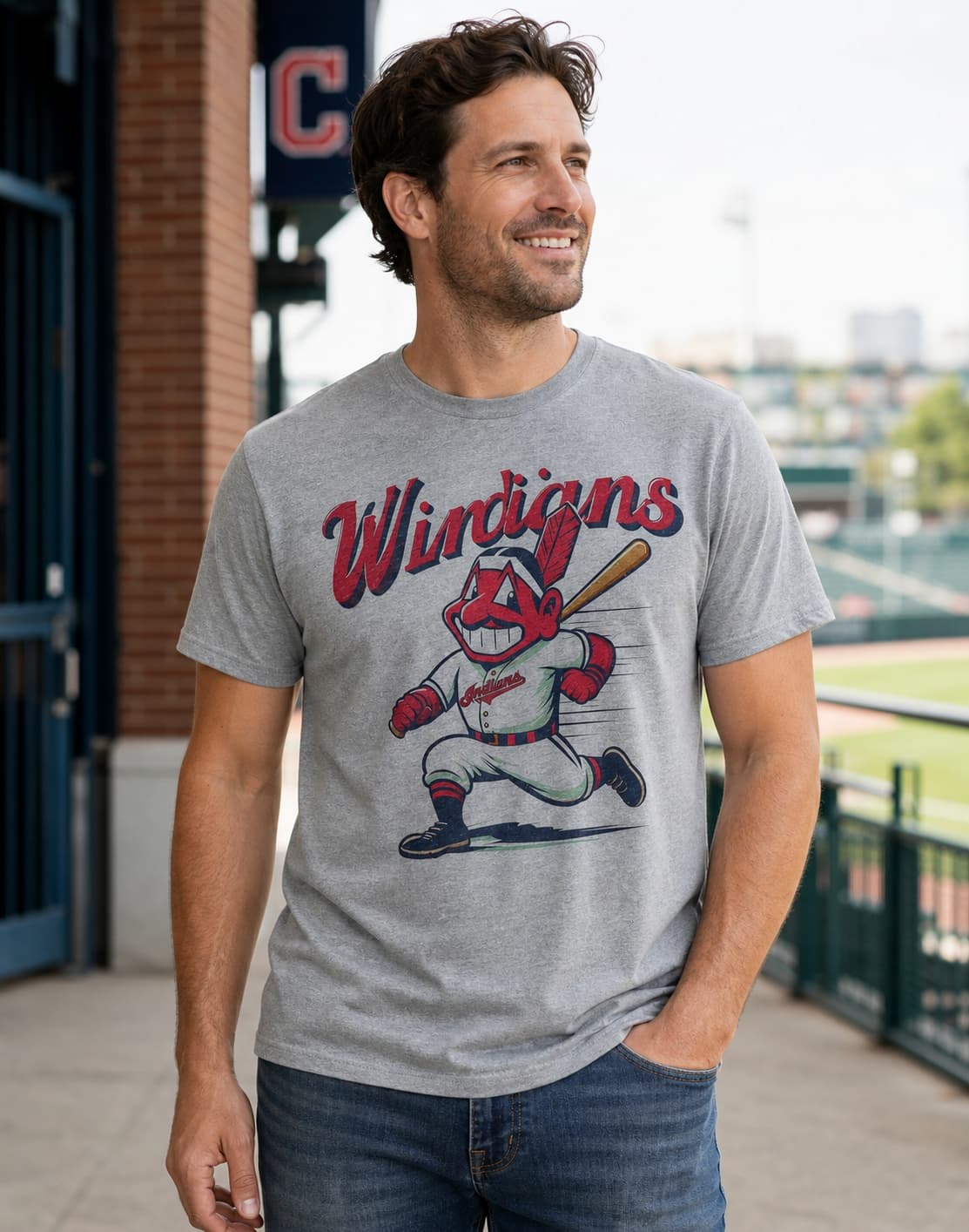 Cleveland Indians Retro Windians Baseball 1998 Artwork Shirt