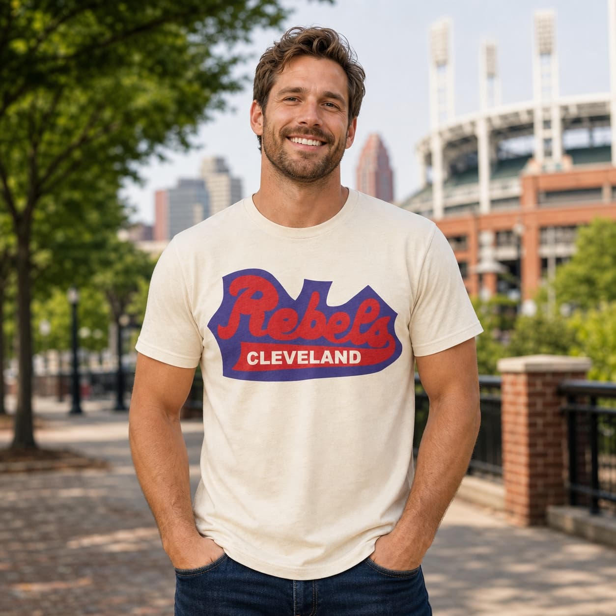 Cleveland Rebels Retro Basketball 1946 Shirt