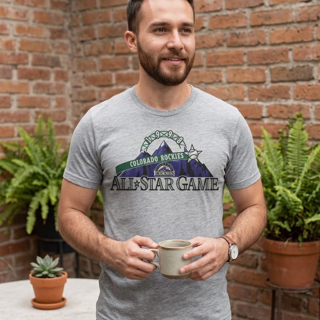 Colorado Rockies Retro All Star Game Baseball 1998 Artwork Shirt