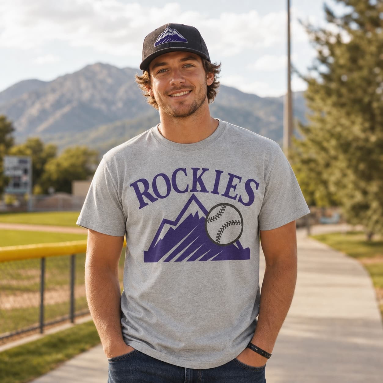 Colorado Rockies Retro Baseball 1995 Artwork Shirt