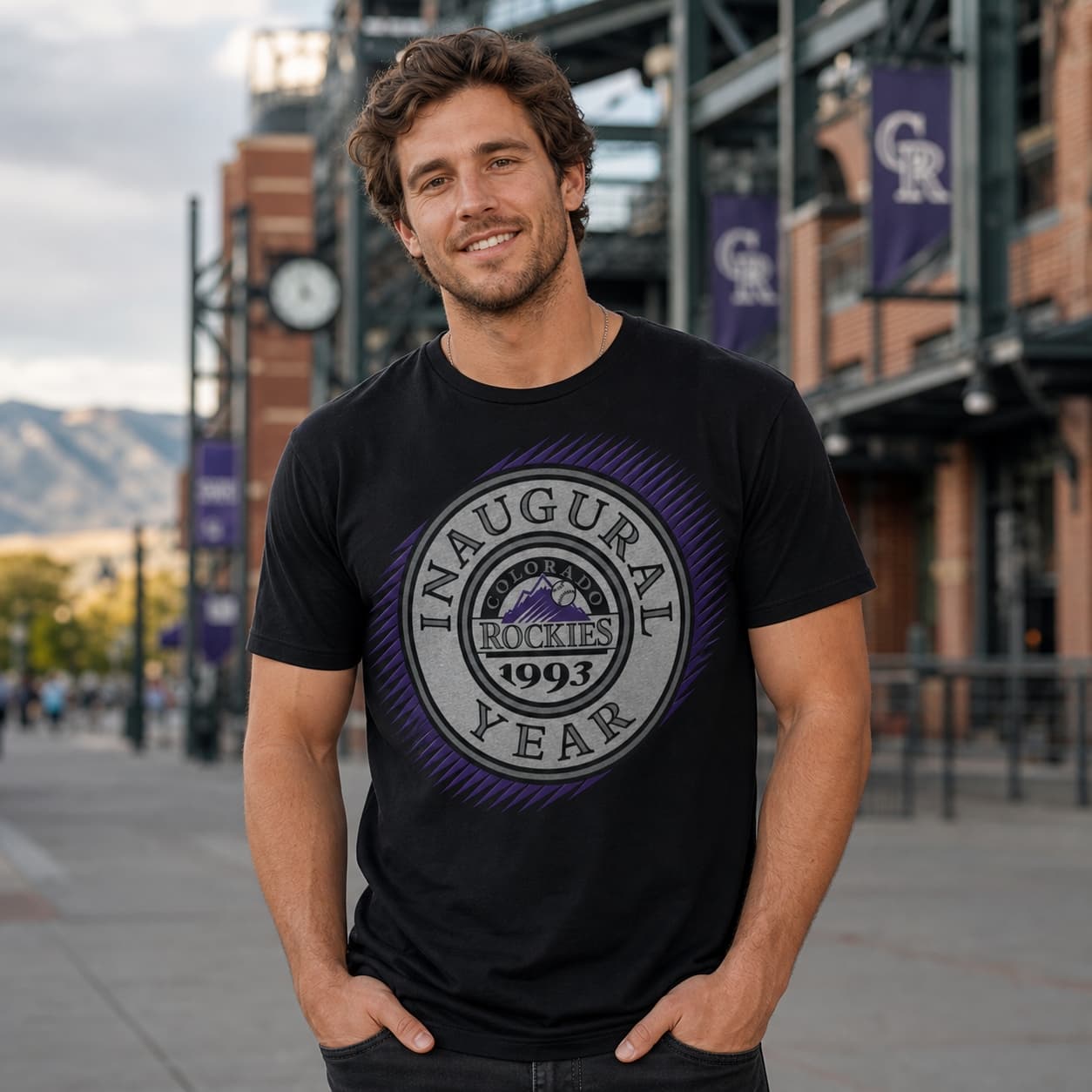 Colorado Rockies Retro Inaugural Baseball 1993 Artwork Shirt