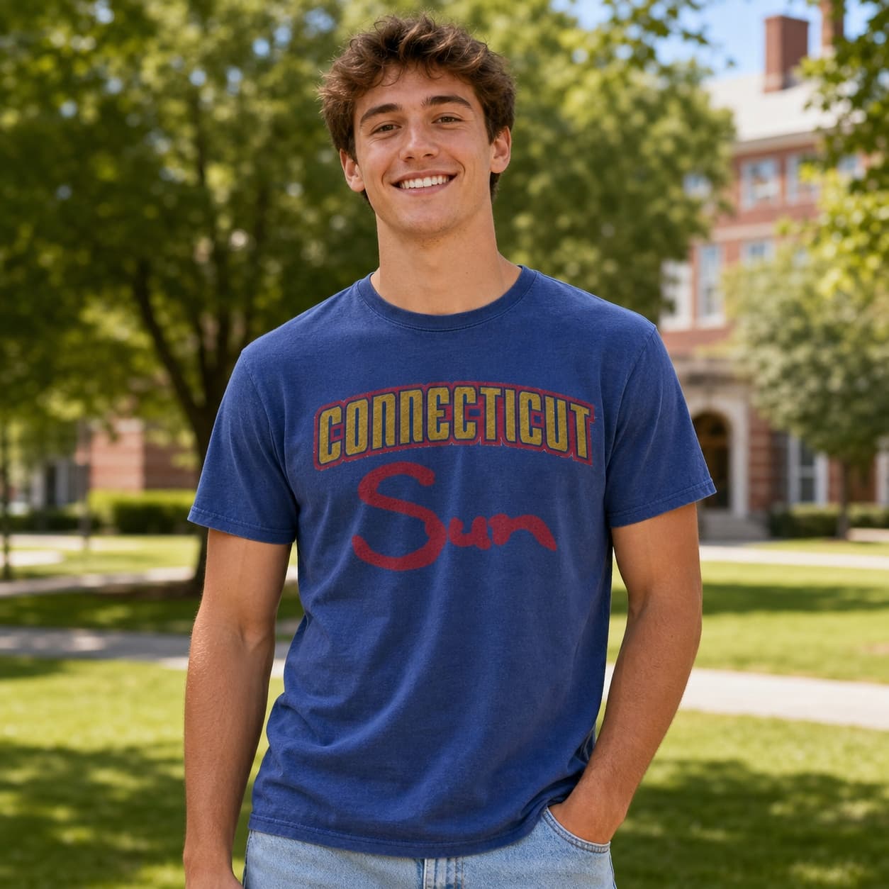 Connecticut Sun Retro Basketball 2004 Shirt