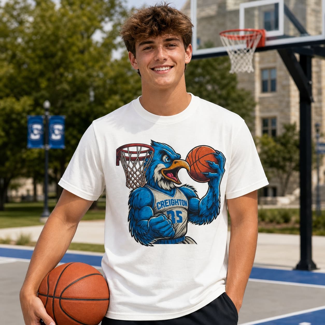 Creighton Blue Jays Retro Basketball 1998 Shirt