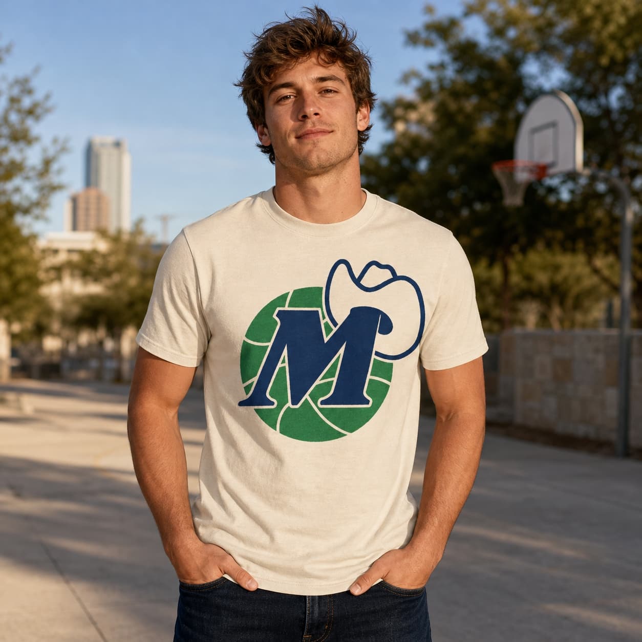Dallas Mavericks Mavs Retro Basketball 1980 Shirt
