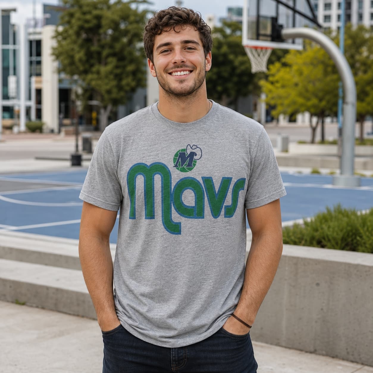 Dallas Mavericks Retro Basketball 1984 Shirt