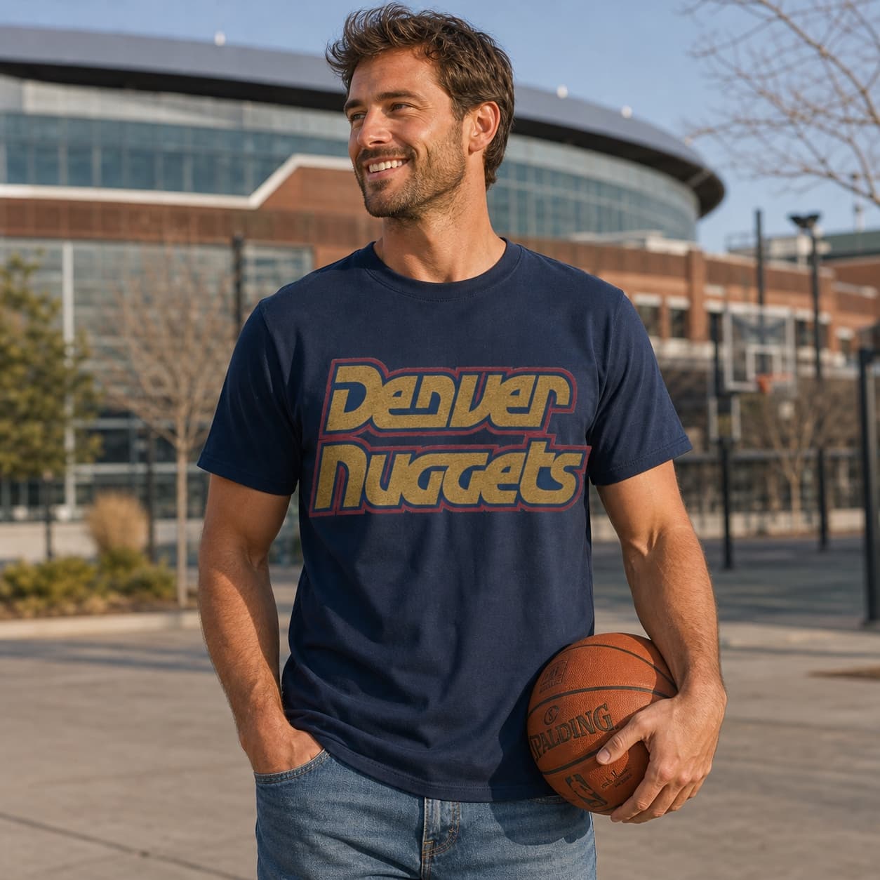 Denver Nuggets Retro Basketball 1994 Shirt