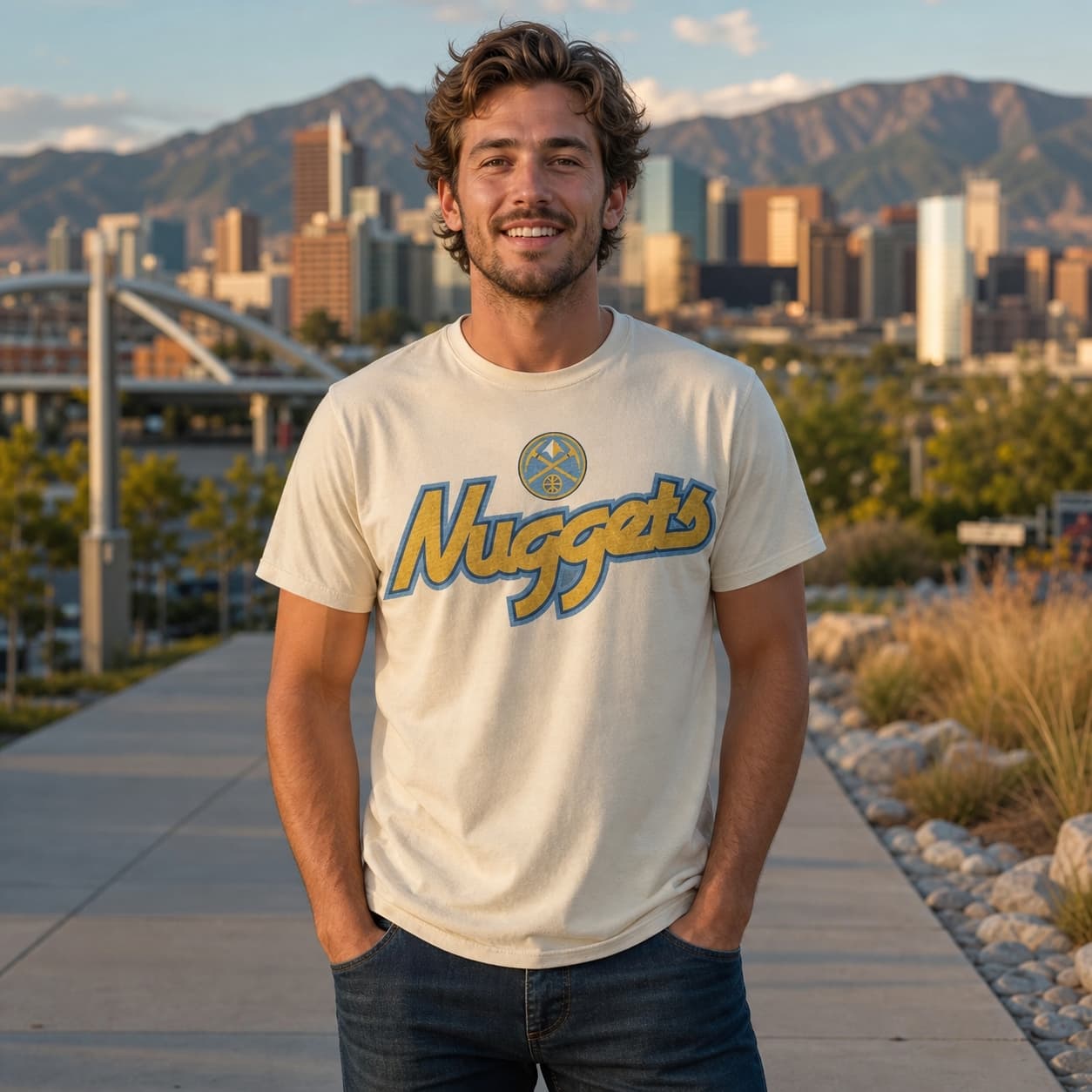 Denver Nuggets Retro Basketball 1999 Shirt