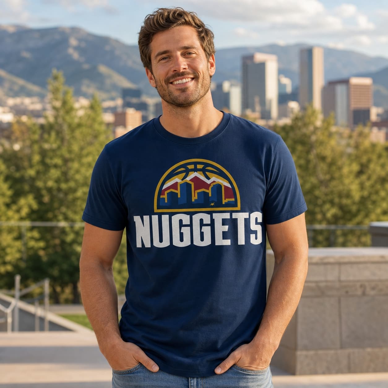 Denver Nuggets Retro Basketball Heritage Shirt