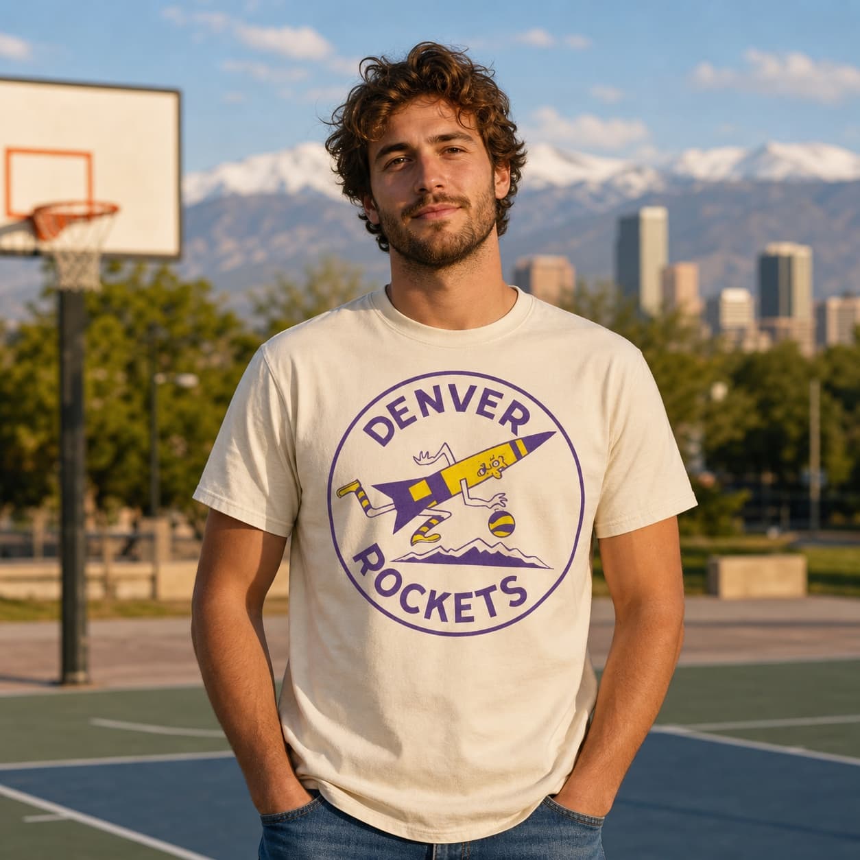 Denver Rockets Retro Basketball 1971 Shirt