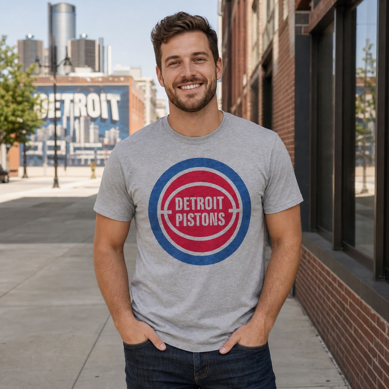 Detroit Pistons Retro Basketball 1978 Shirt