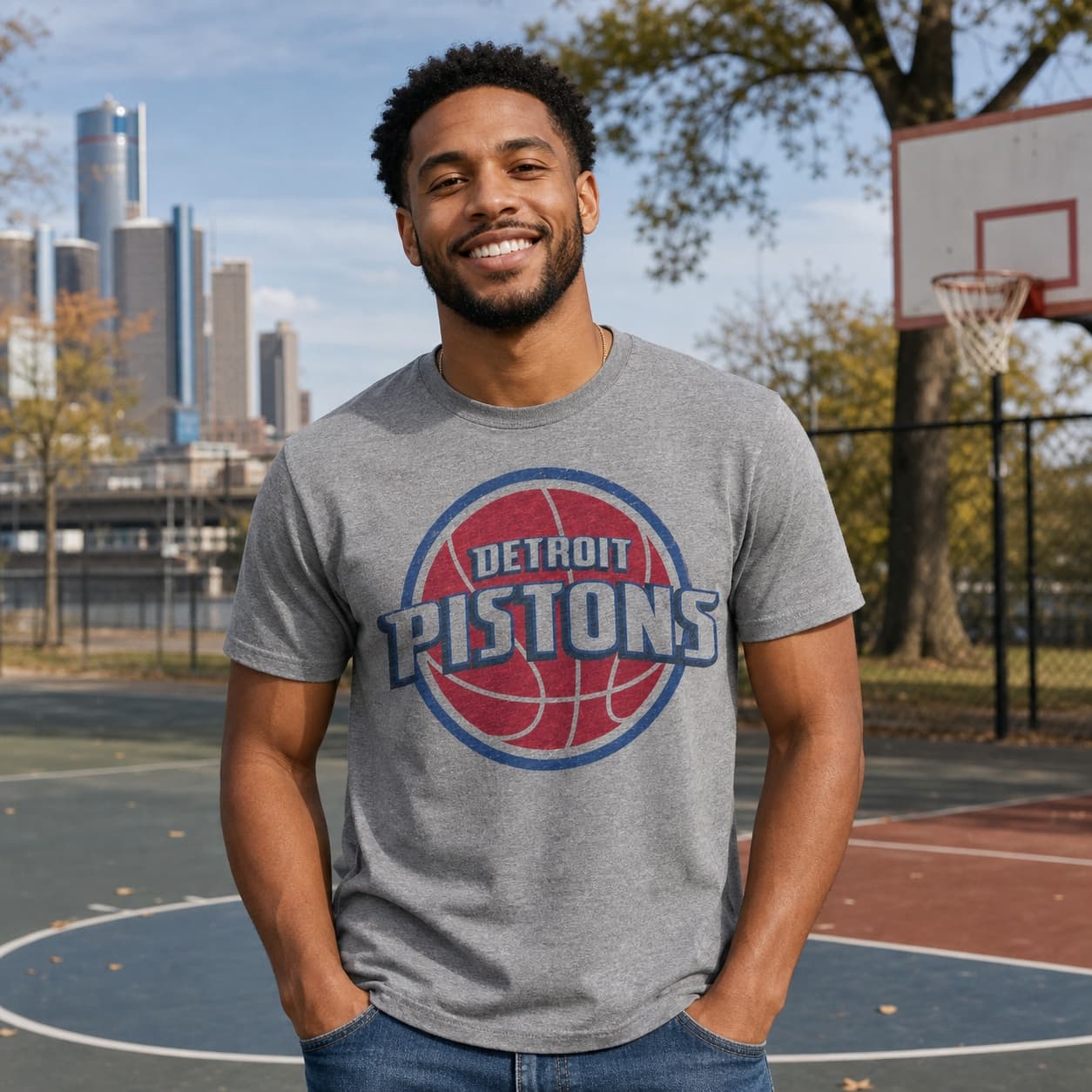 Detroit Pistons Retro Basketball Classic Shirt