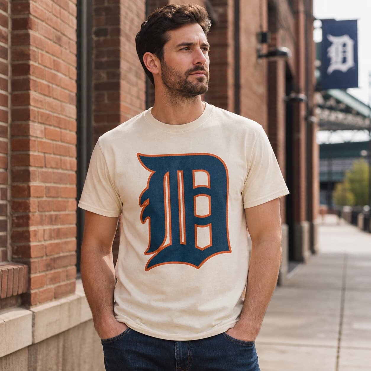 Detroit Tigers Retro Baseball 1929 Artwork Shirt