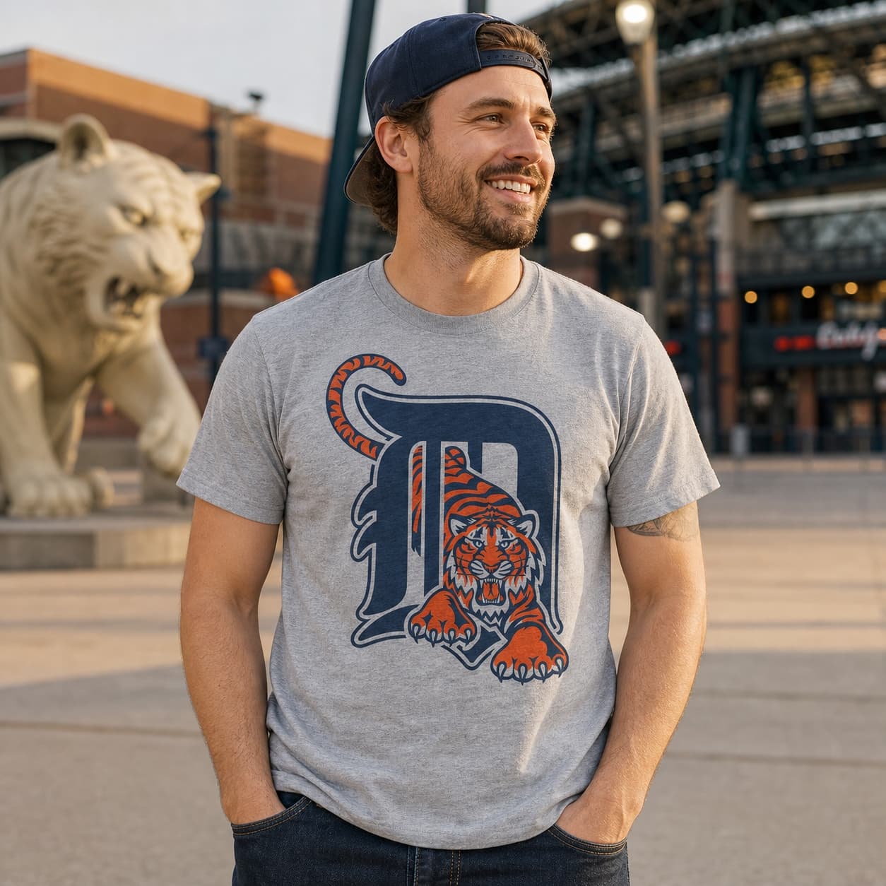 Detroit Tigers Retro Baseball 1993 Artwork Shirt
