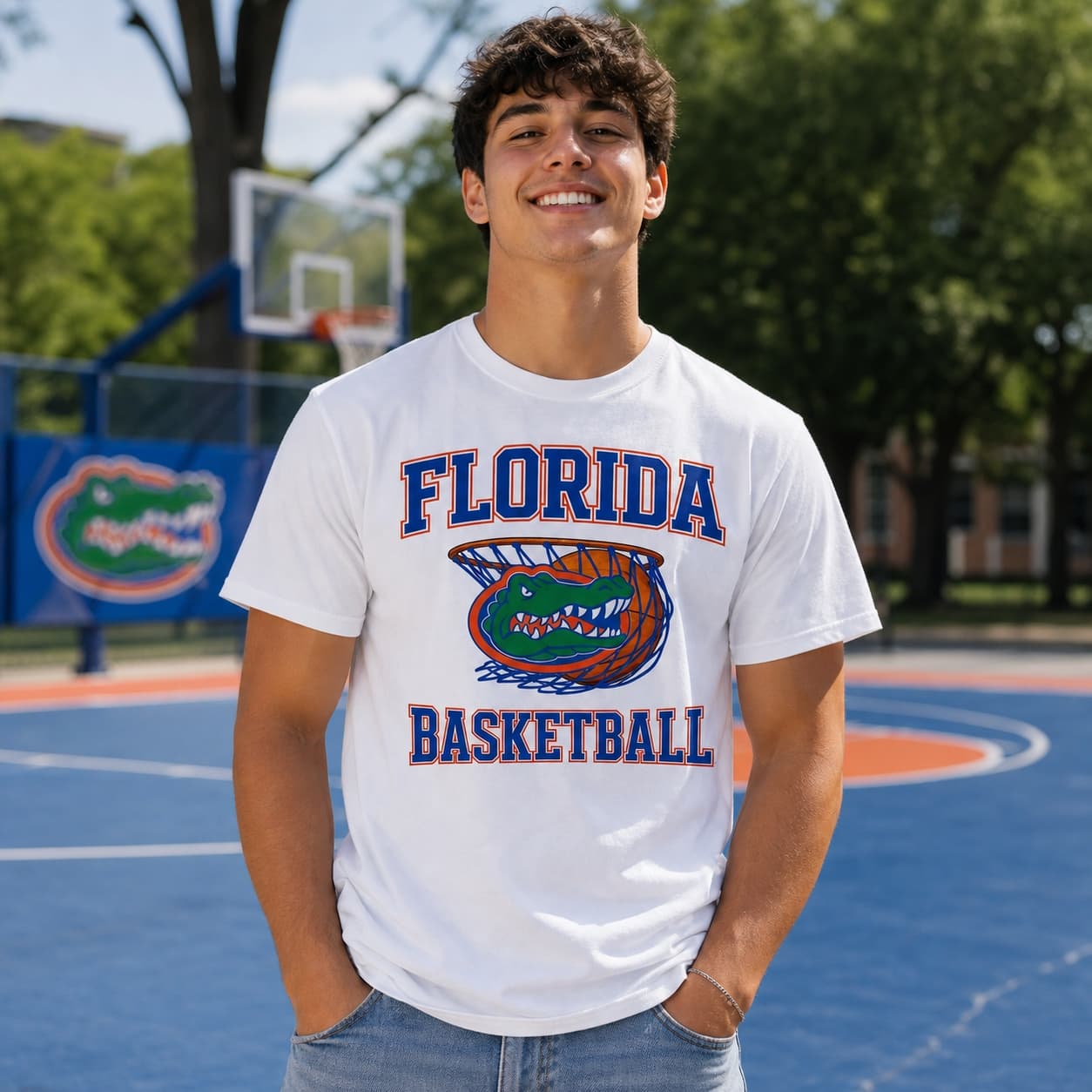 Florida Gators Vintage Basketball T-Shirt
