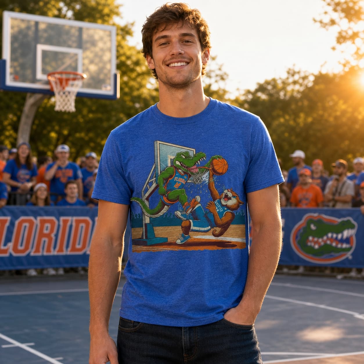 Florida Gators vs. Kentucky Wildcats Retro Rivalry Basketball 1997 Shirt