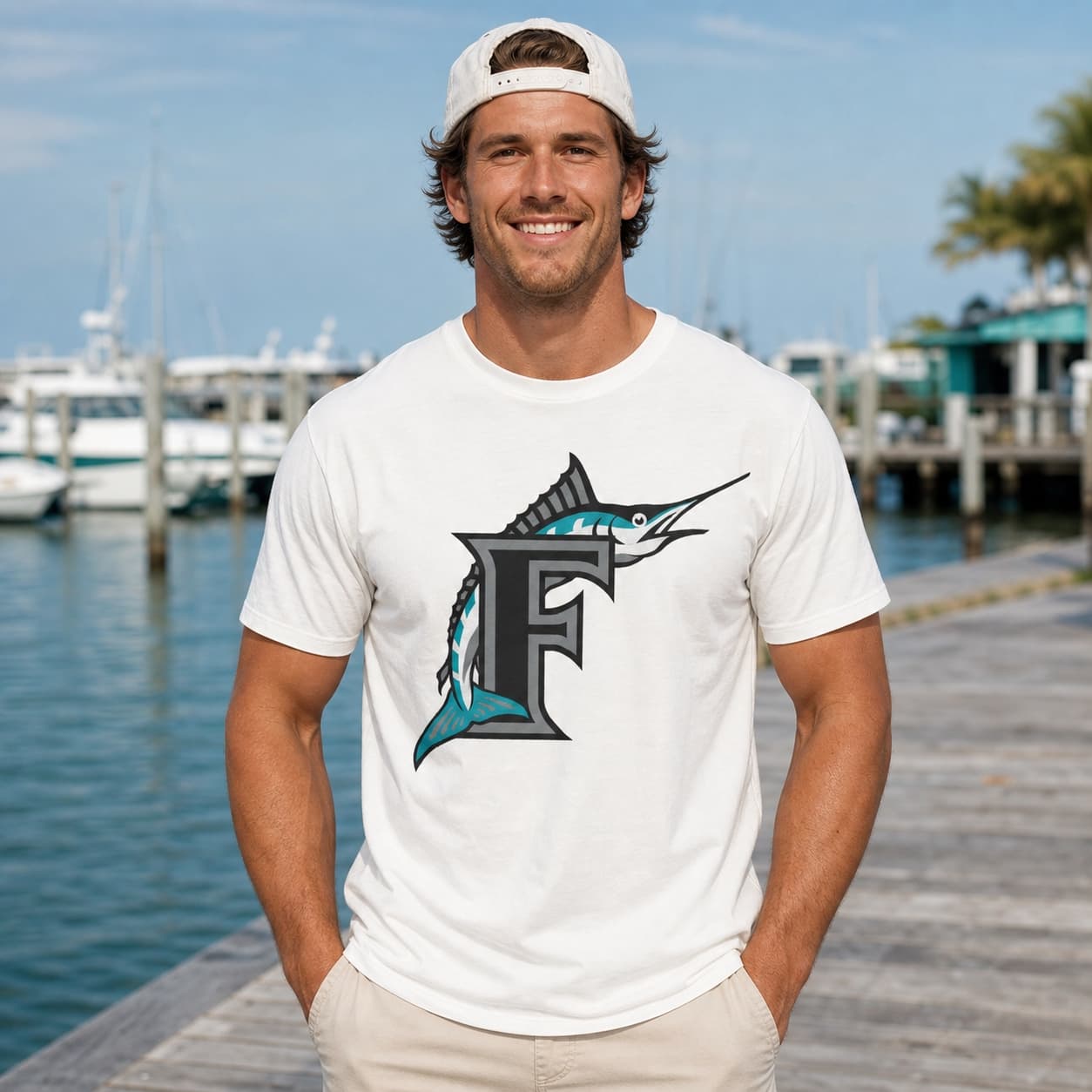 Florida Marlins Retro Baseball 1994 Artwork Shirt