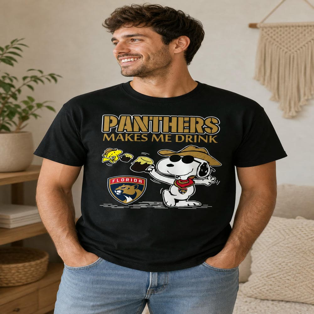 Florida Panthers Make Me Drinks T Shirts