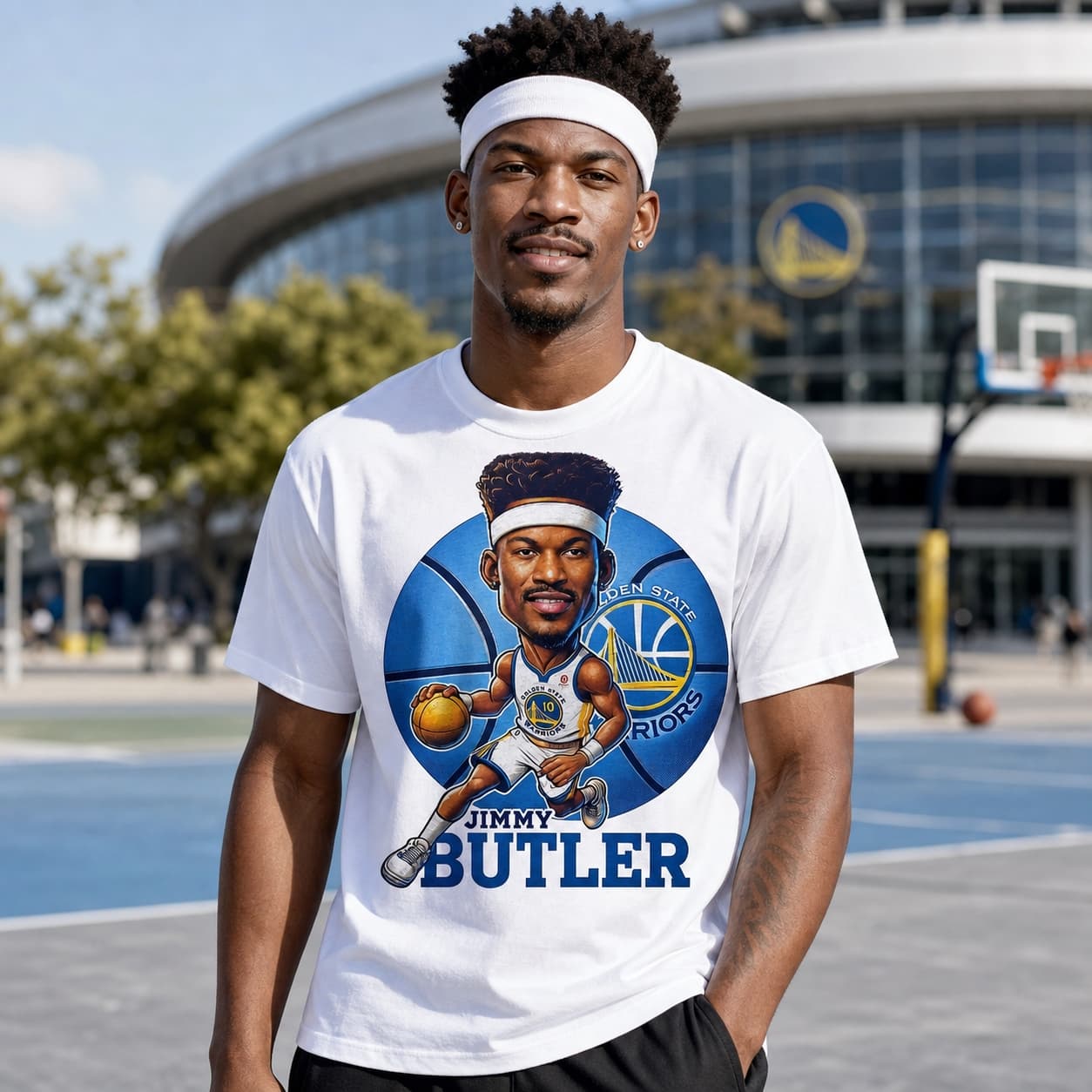 Golden State Warriors Jimmy Butler SG Exclusive Retro Basketball Shirt