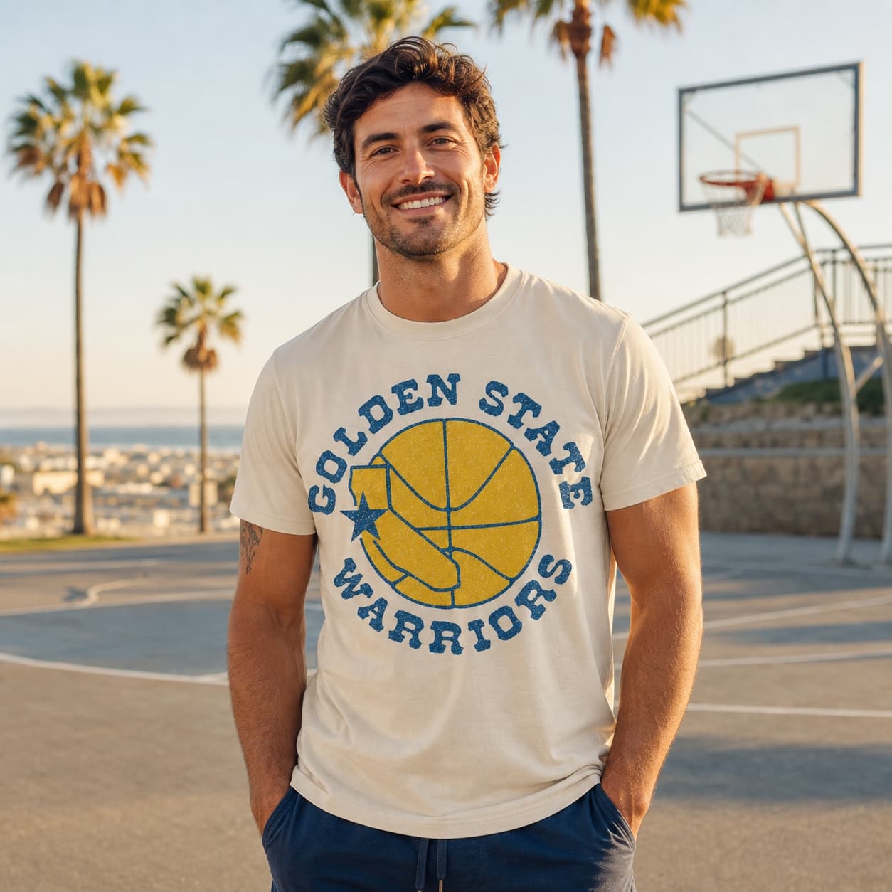 Golden State Warriors Retro Basketball 1988 Shirt