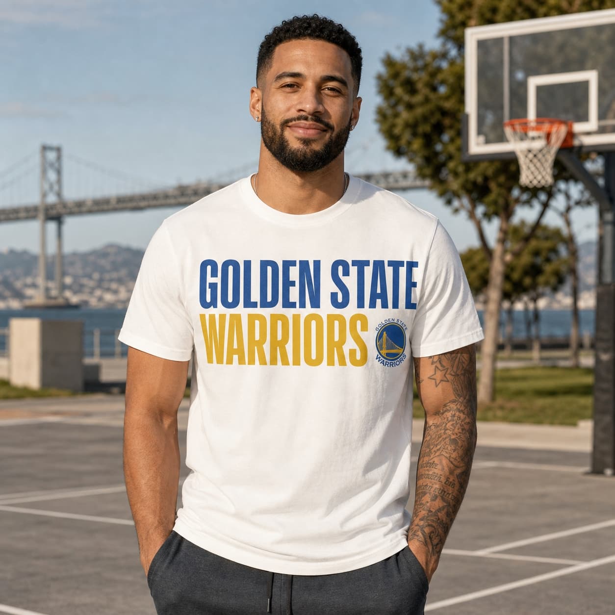 Golden State Warriors Retro Basketball 1992 Shirt