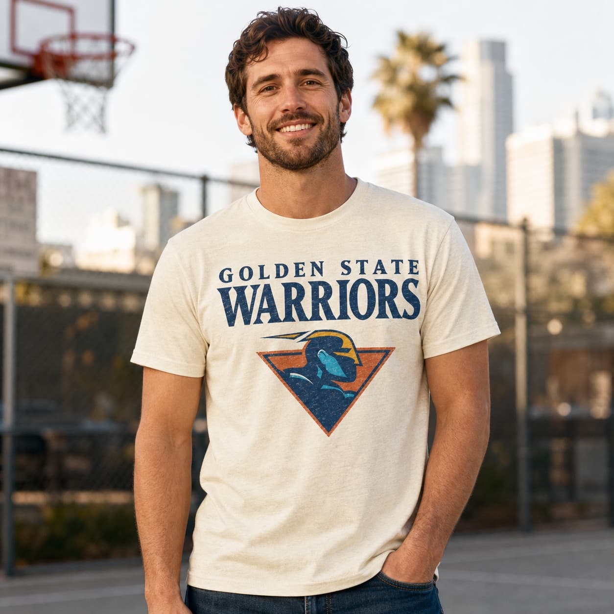 Golden State Warriors Retro Basketball 1996 Shirt