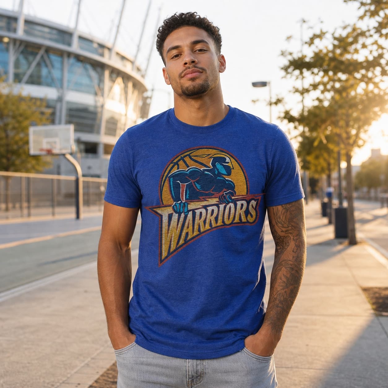Golden State Warriors Retro Basketball 1997 Shirt