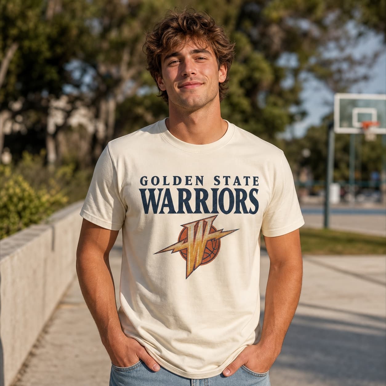 Golden State Warriors Retro Basketball 1998 Shirt