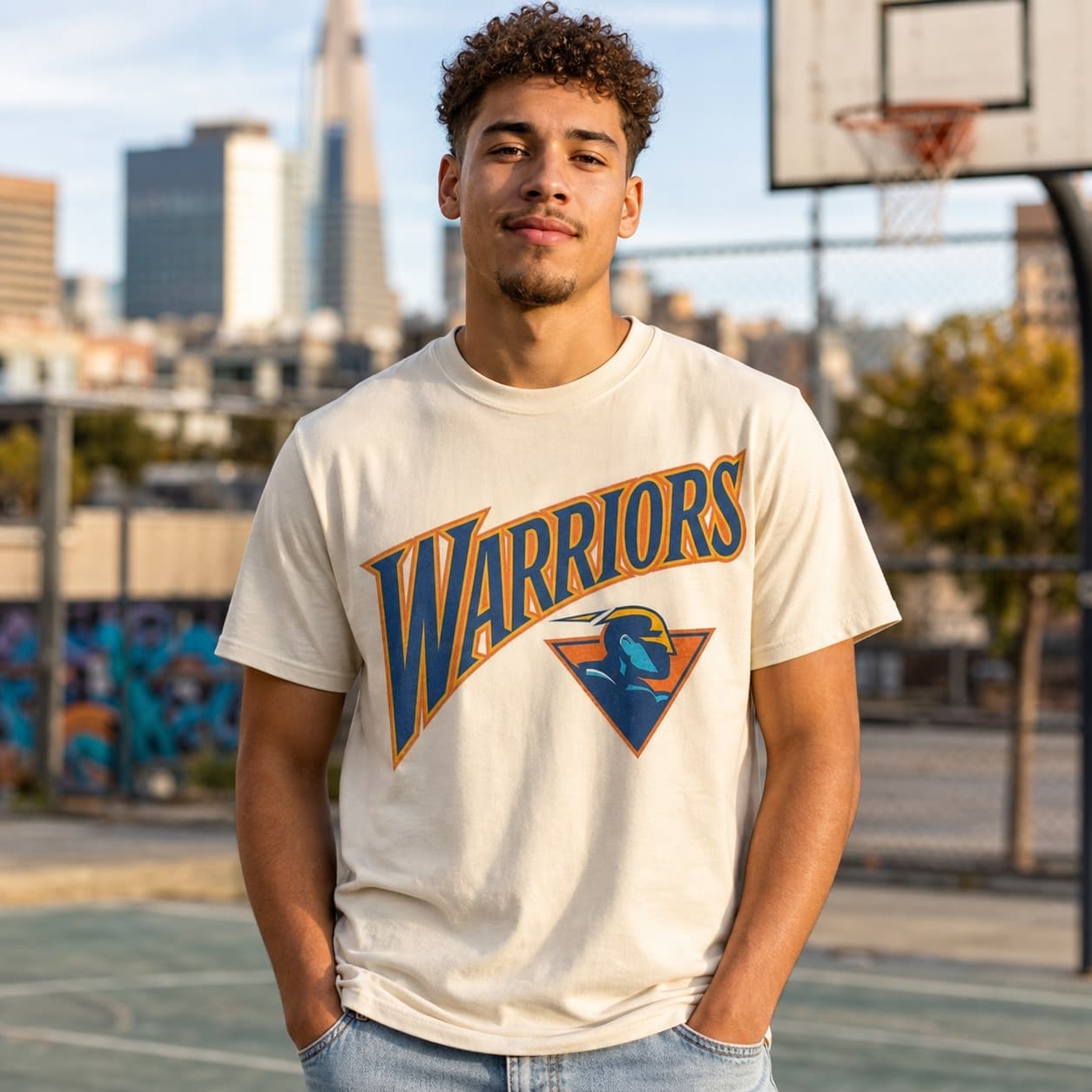 Golden State Warriors Retro Basketball 1999 Shirt