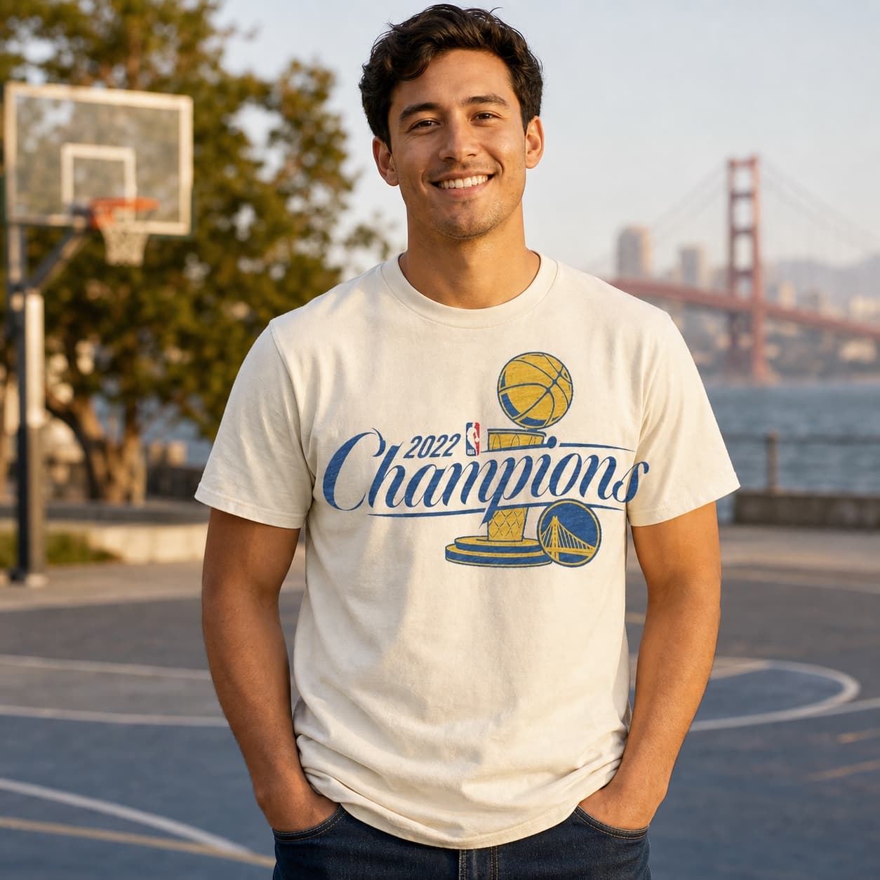 Golden State Warriors Retro Basketball Champs 2022 Shirt