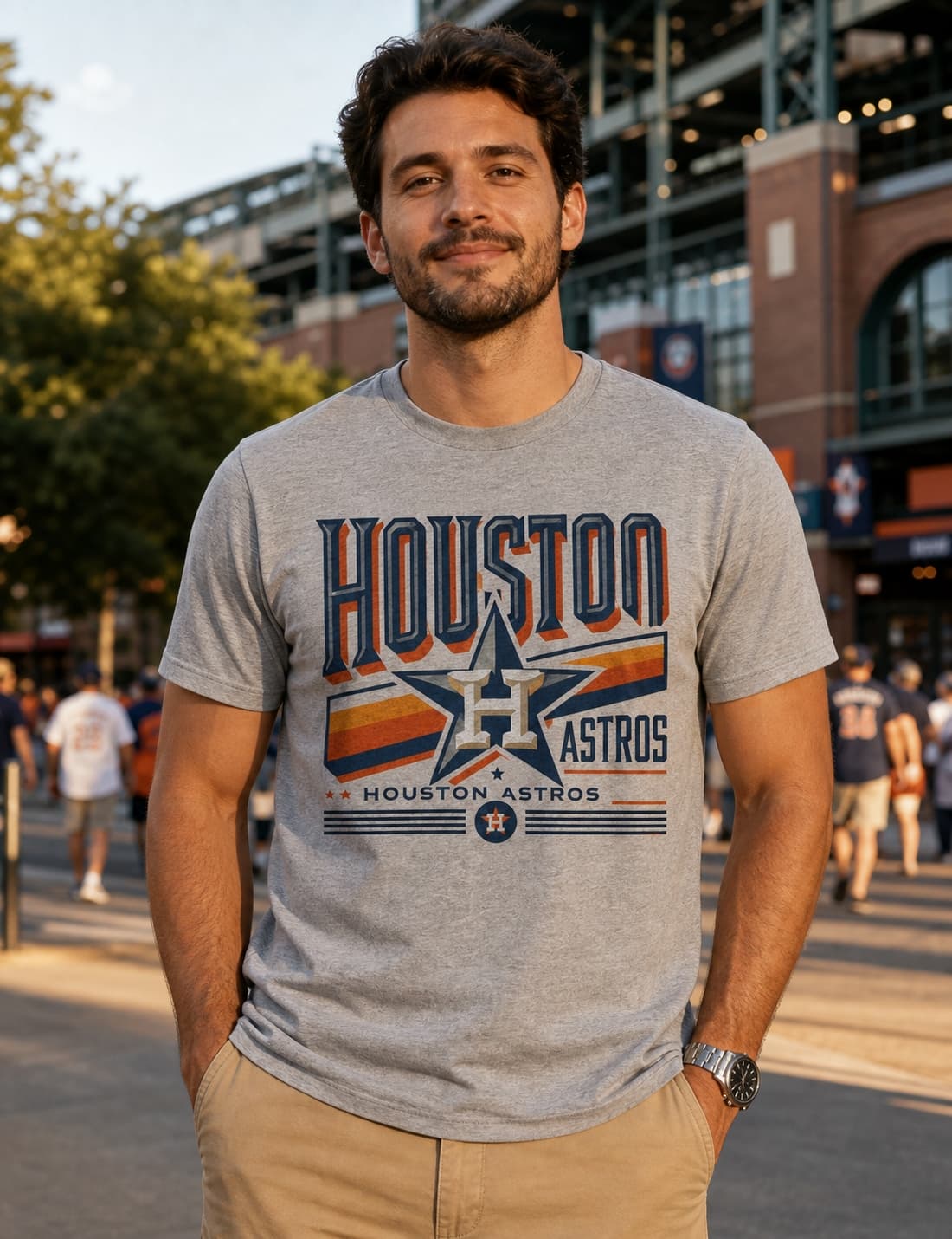 Houston Astros Exclusive Retro Baseball Team Artwork Shirt