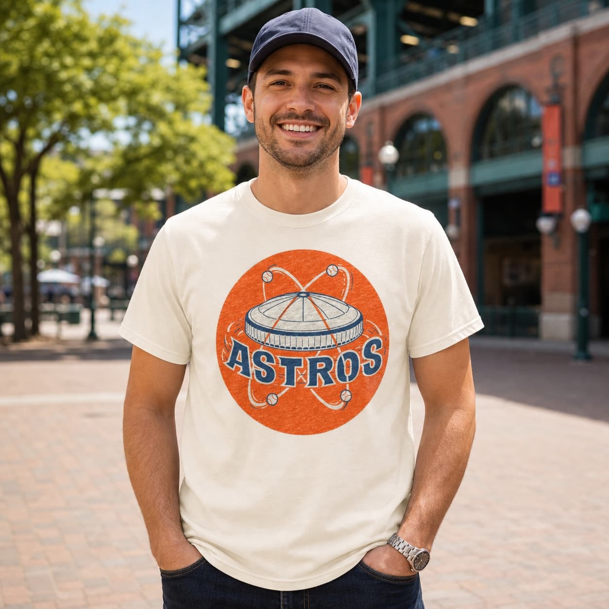 Houston Astros Retro Baseball 1965 Artwork Shirt